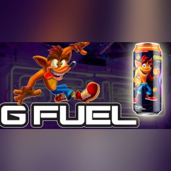 Crash Bandicoot Limited Edition Wumpa Fruit G Fuel 16oz Can 🎮 Sony PlayStation - Picture 3 of 3